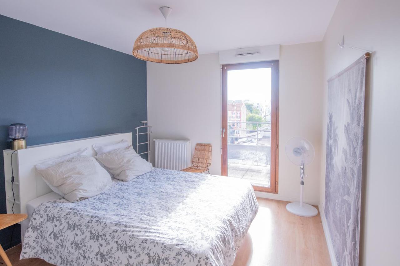 Machouart Le Duplex -Parking Gratuit Equipee Commodites- Apartment Aubervilliers Ngoại thất bức ảnh