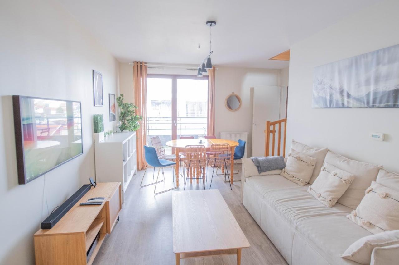 Machouart Le Duplex -Parking Gratuit Equipee Commodites- Apartment Aubervilliers Ngoại thất bức ảnh